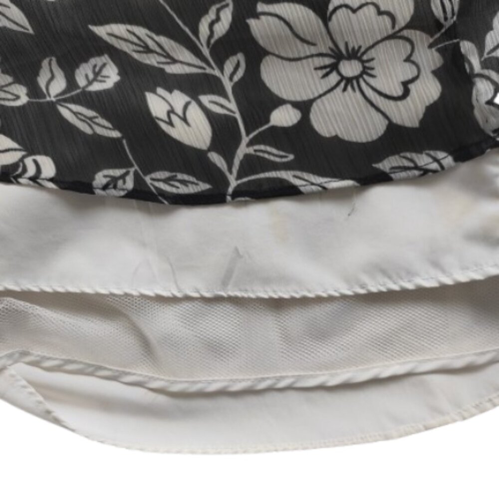 Perfectly Dressed Black with White Floral Dress Crinoline Kid's Size 8 (Medium) - Picture 5 of 8